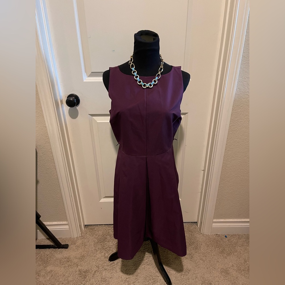 Worthington Purple Halter Sheath Mini Dress